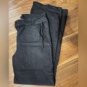 Chadwicks Women's Boot Cut Jeans in Dark Gray